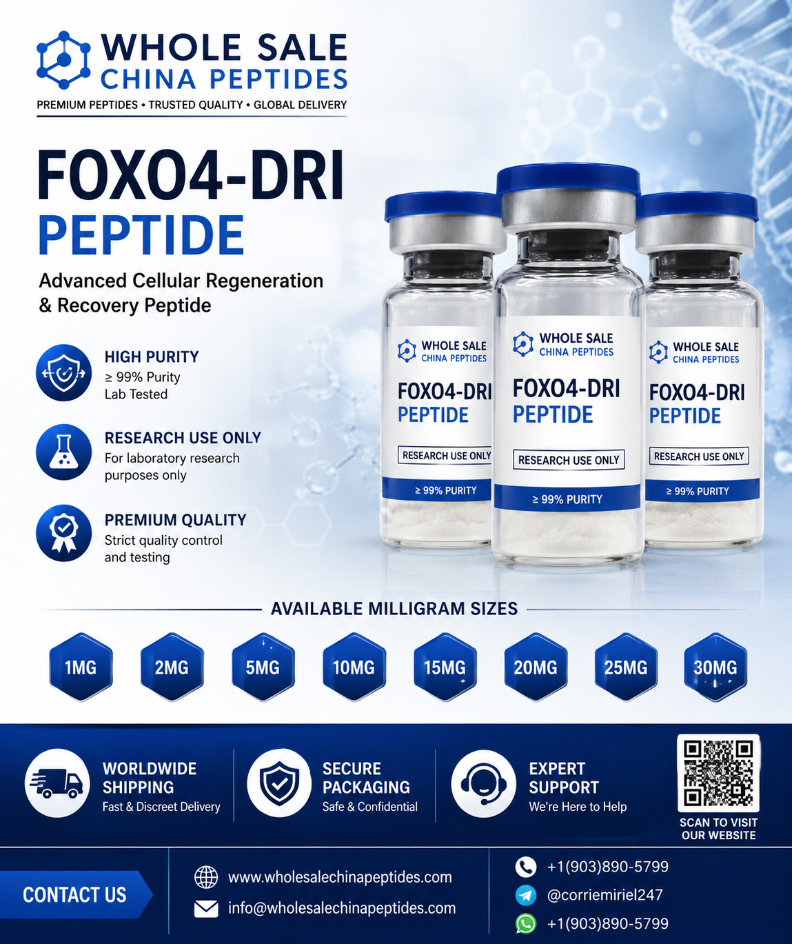 foxo4-dri benefits Peptide: Free & Anti-Aging Research 0 GHK-Cu Capsules | Research-Grade sheep Size:32 oz - BactiMAX+ Natural Clarifier